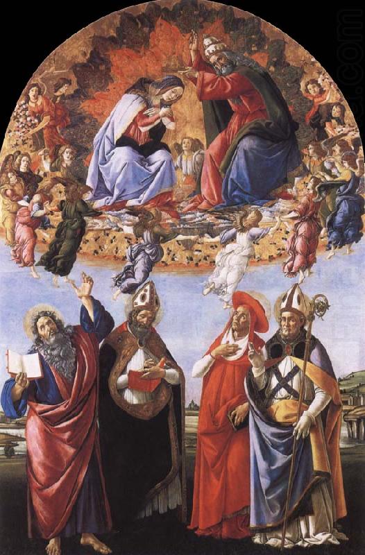Sandro Botticelli The Coronation of the Virgin china oil painting image